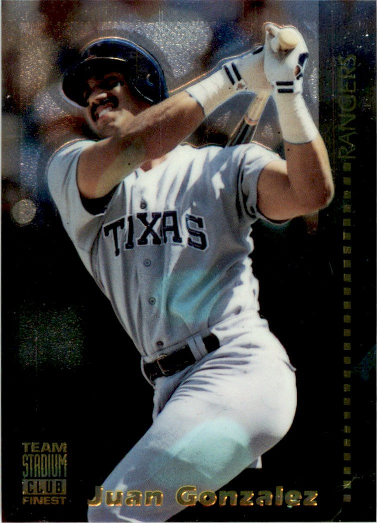 1994 Stadium Club Team Finest #5 Juan Gonzalez Texas Rangers