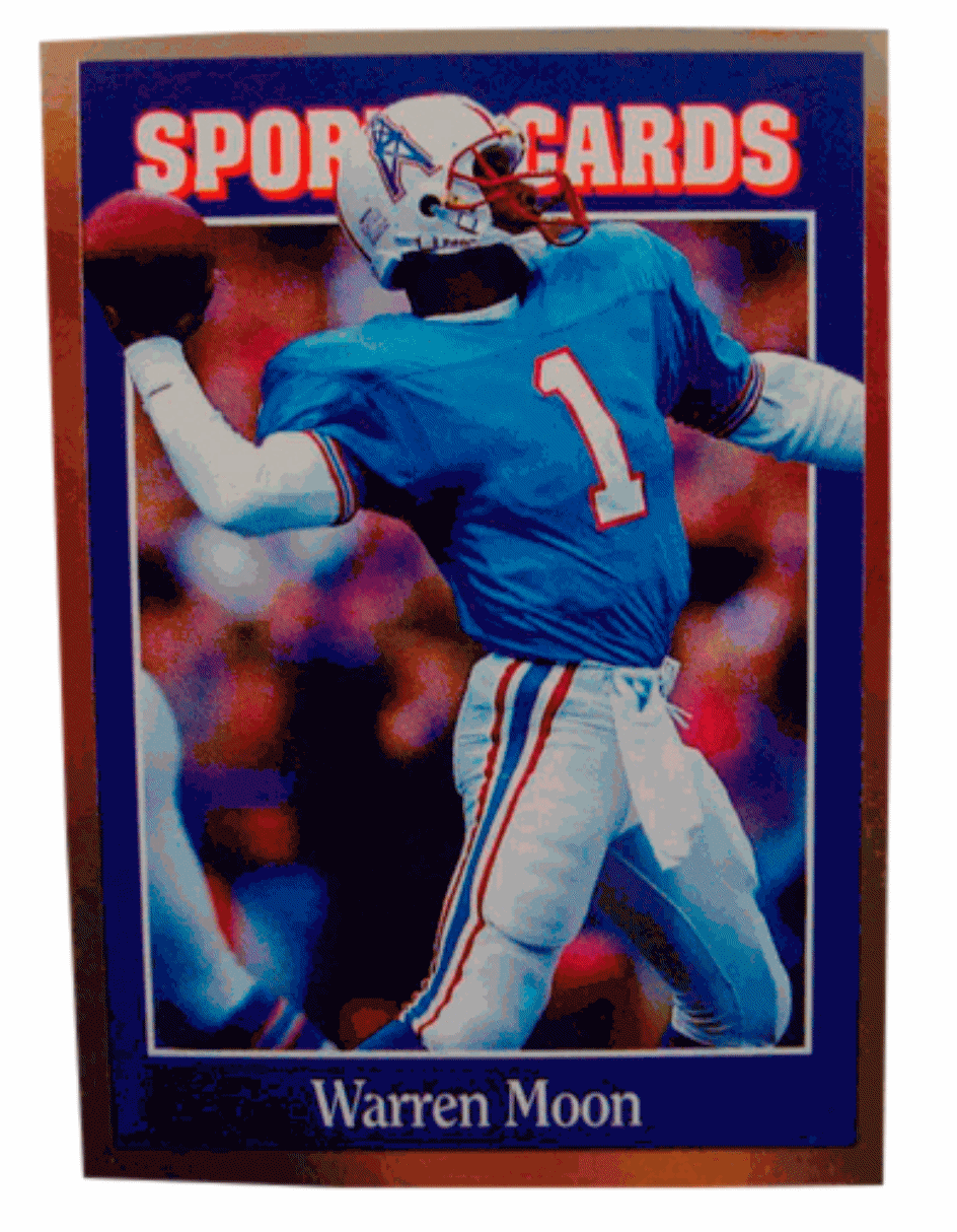 1992 Allan Kaye's Sports Cards #135 Warren Moon Houston Oilers