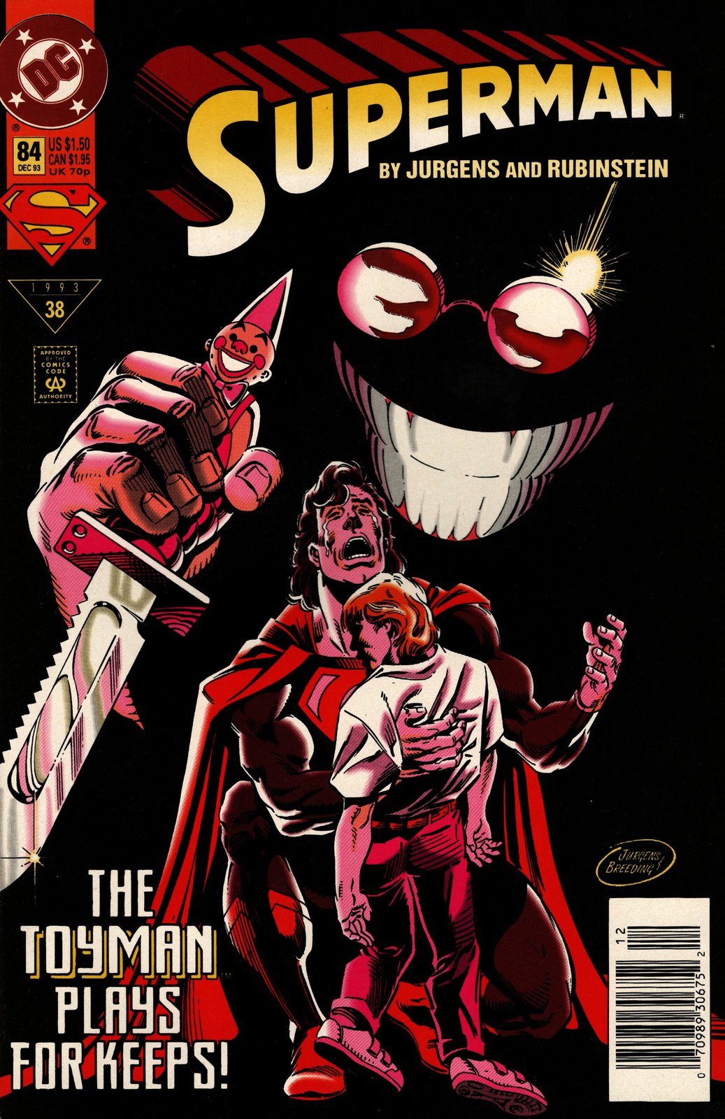 Superman #84 Newsstand (1987-2006) DC
