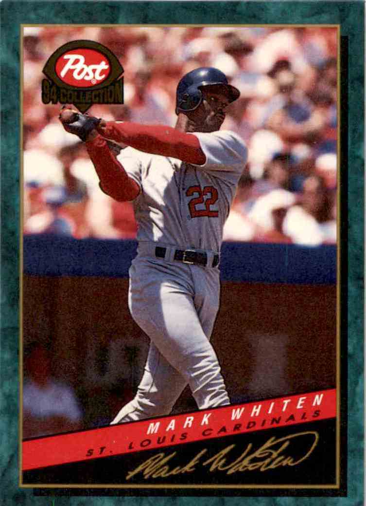 1994 Post Cereal Baseball #19 Mark Whiten St. Louis Cardinals
