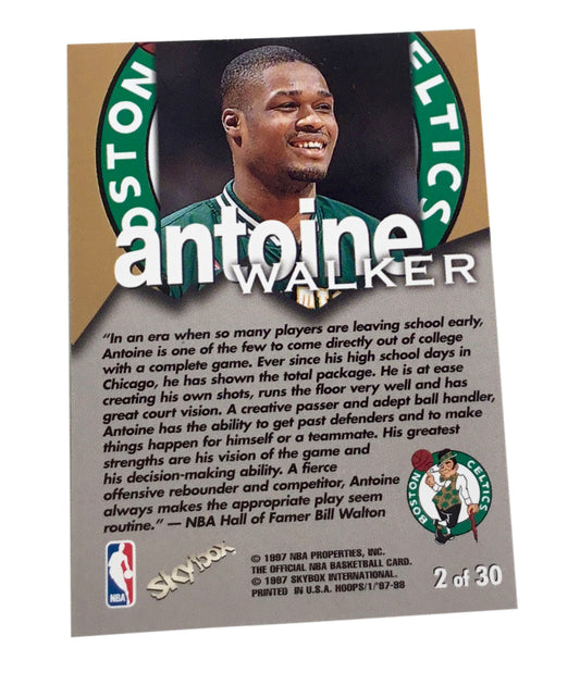 1997-98 Hoops Talkin' Hoops #2 Antoine Walker Boston Celtics