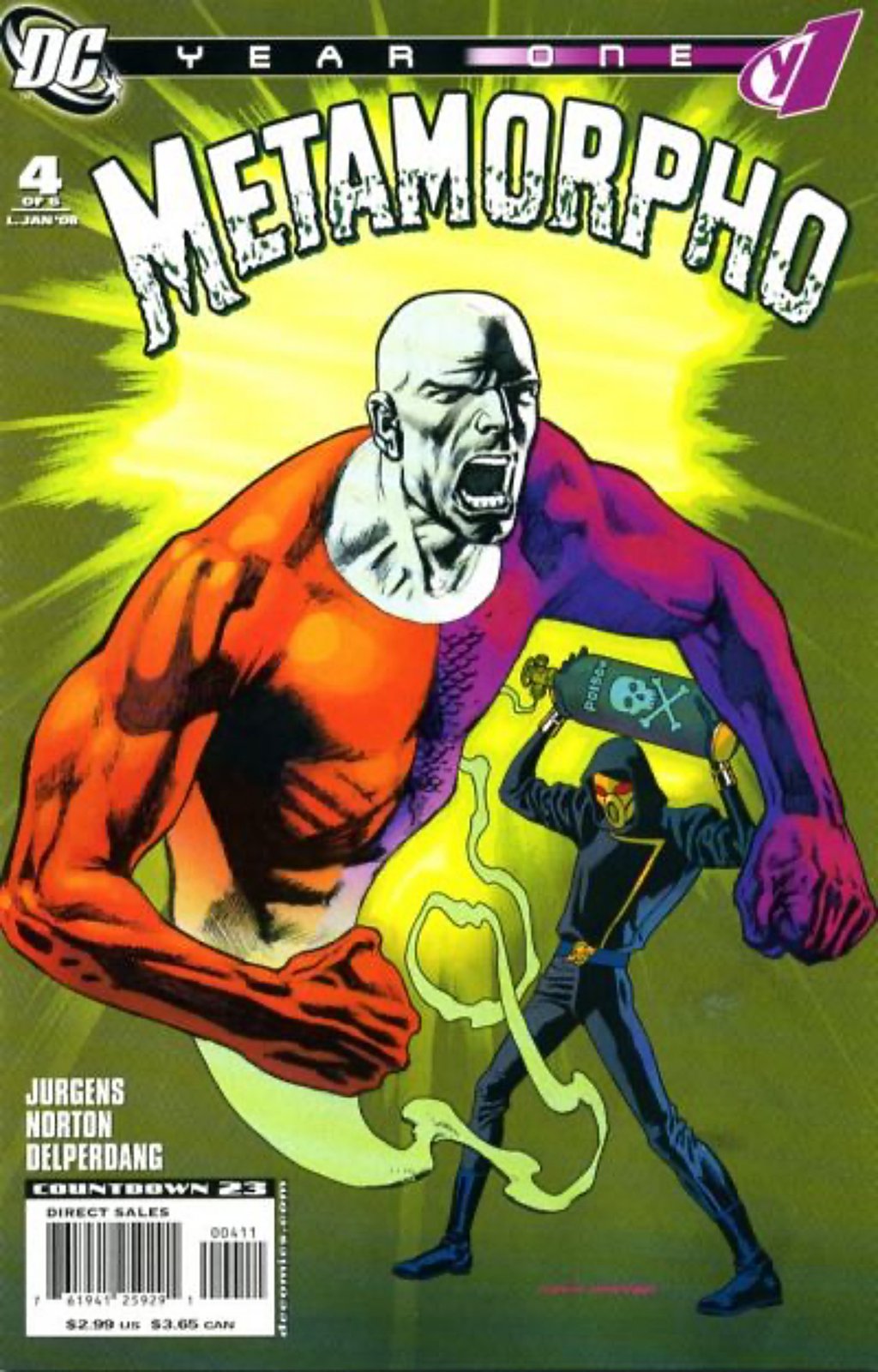Metamorpho: Year One #4 (2007-2008) DC Comics