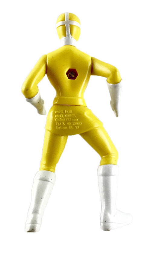 Yellow Power Ranger 4 Inch Vintage Action Figure McDonalds 2000