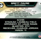 2007 Topps Brett Favre Collection #BF-72 Brett Favre Green Bay Packers