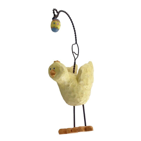 Yellow Chick Spring Bouquet 4.5" Ornament Russ