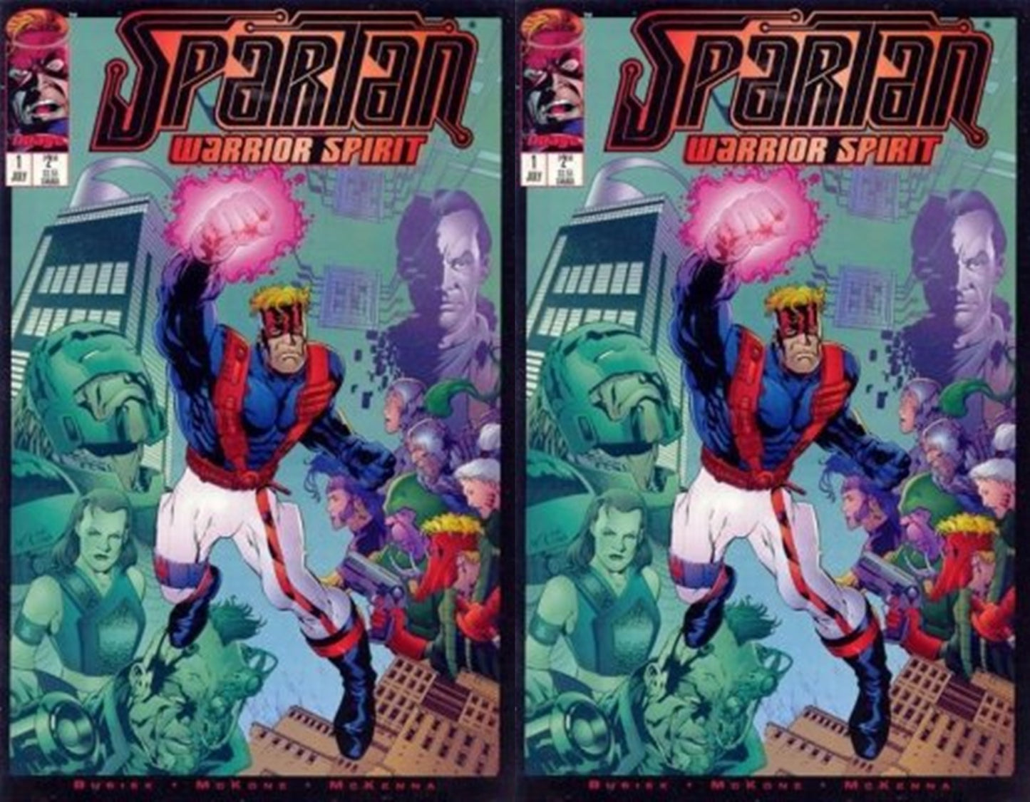 Spartan Warrior Spirit #1 (1995) Image Comics - 2 Comics