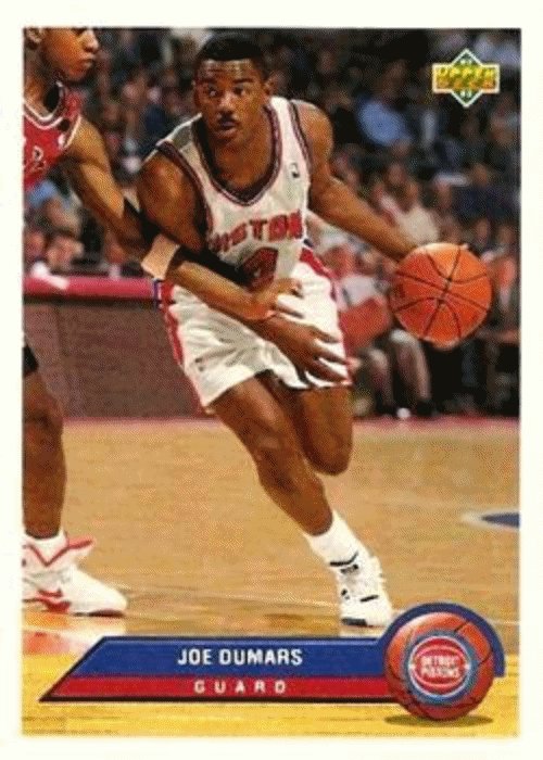 1992-93 Upper Deck McDonald's Basketball P11 Joe Dumars