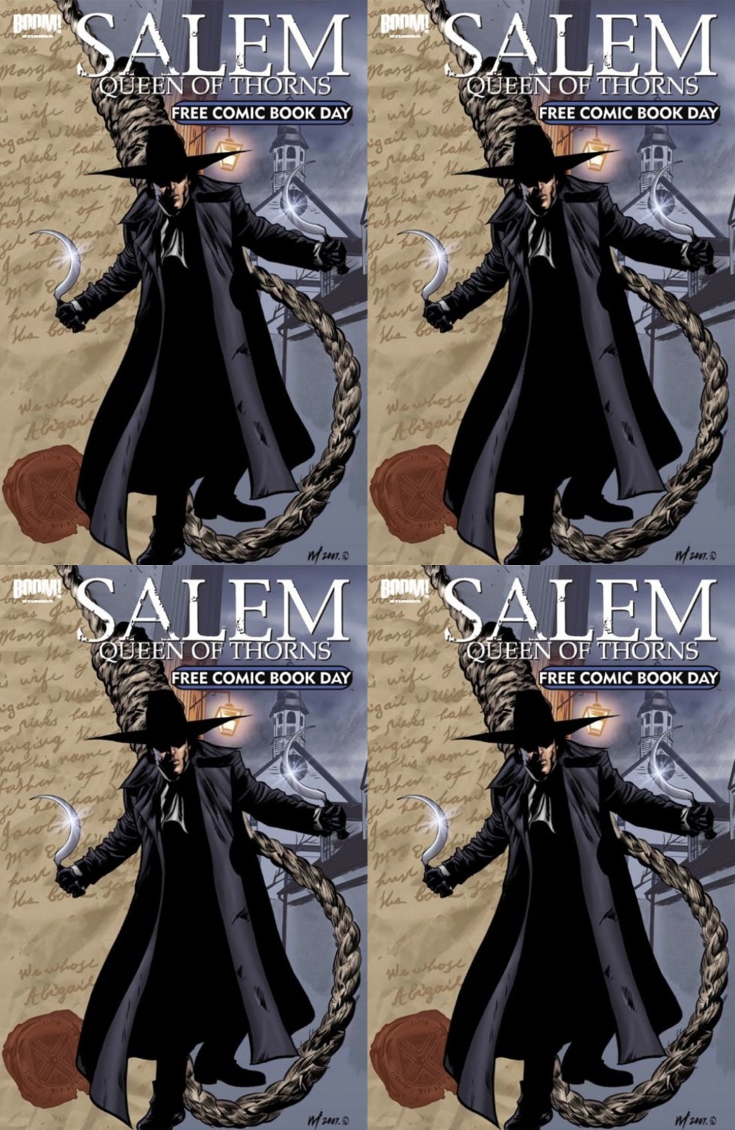 Salem #0 FCBD (2008) Boom Studios Comics - 4 Comics