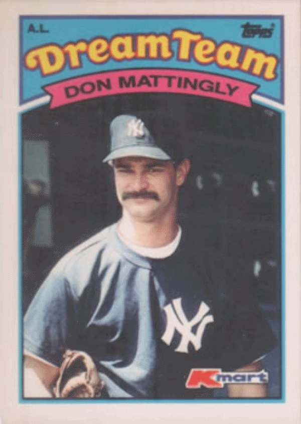 1989 Topps K-Mart Dream Team Baseball #12 Don Mattingly New York Yankees