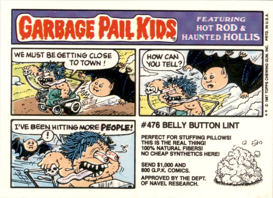 1987 Garbage Pail Kids Series 8 #311a Stu Spew NM-MT