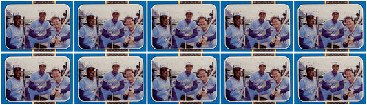 (10) 1987 Donruss Highlights #39 McGriff Ducey Whitt Blue Jays Card Lot