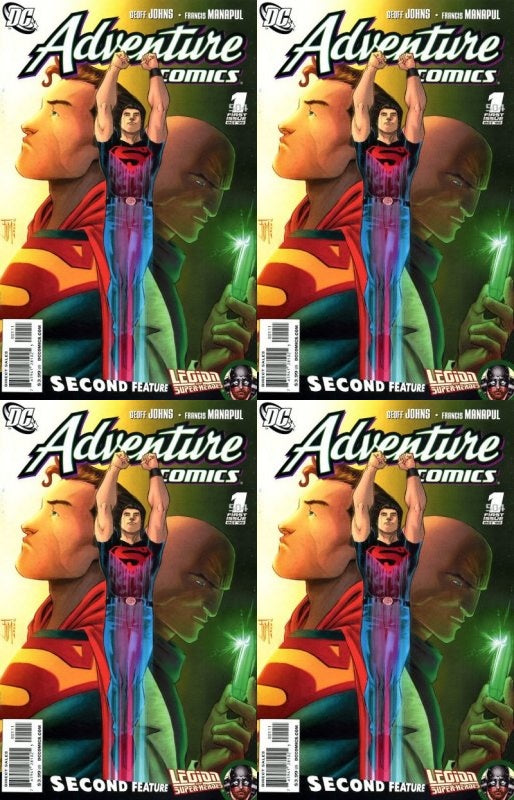 Adventure Comics #1 Volume 3 (2009-2010) DC Comics - 4 Comics