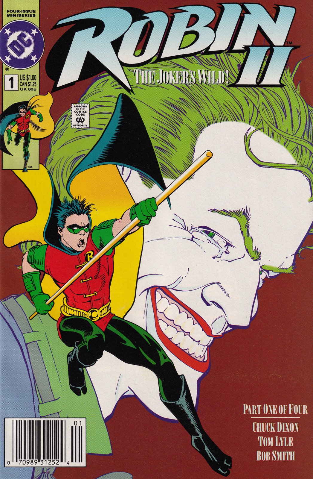 Robin II: The Joker's Wild #1 Newsstand (1991-1992) DC Comics