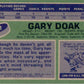 1976 Topps #7 Gary Doak Boston Bruins EX-MT