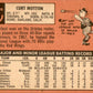 1969 Topps #37 Curt Motton Baltimore Orioles EX