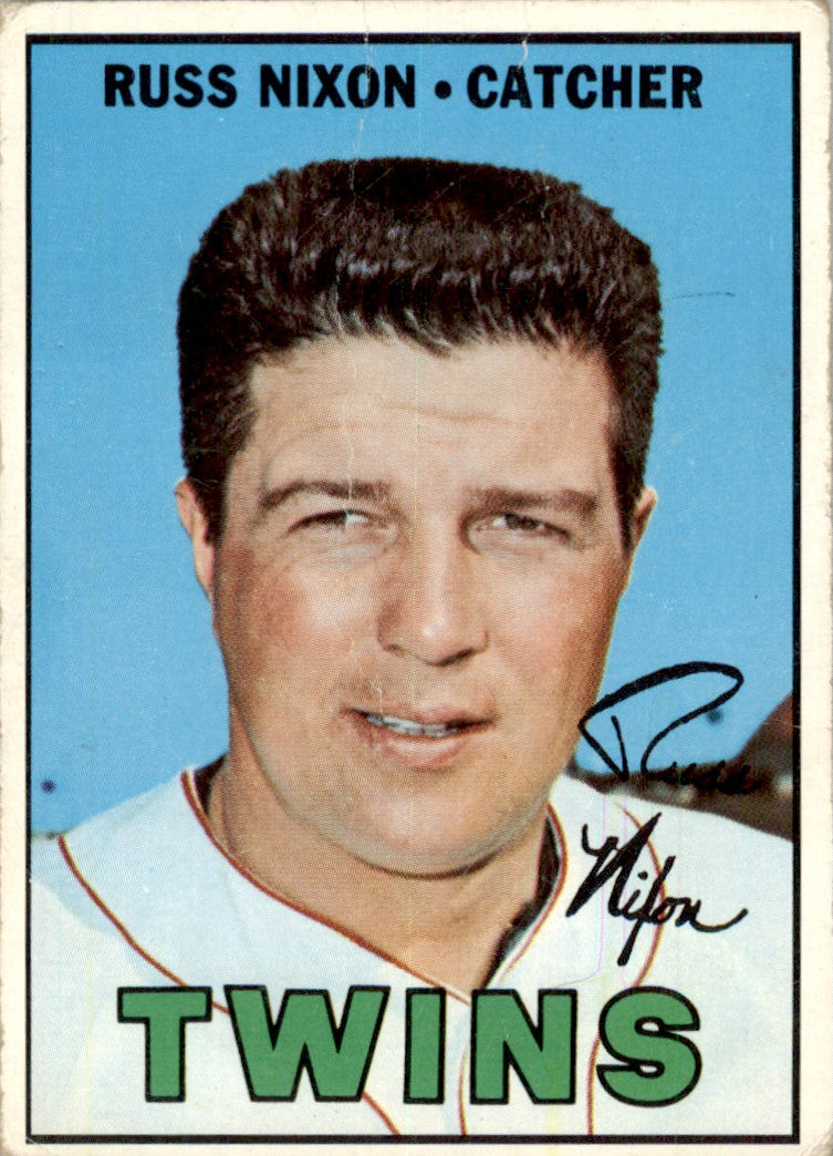 1967 Topps #446 Russ Nixon Minnesota Twins GD
