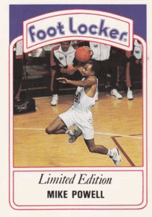 1991 Foot Locker Slam Fest Basketball #10 Mike Powell Team USA