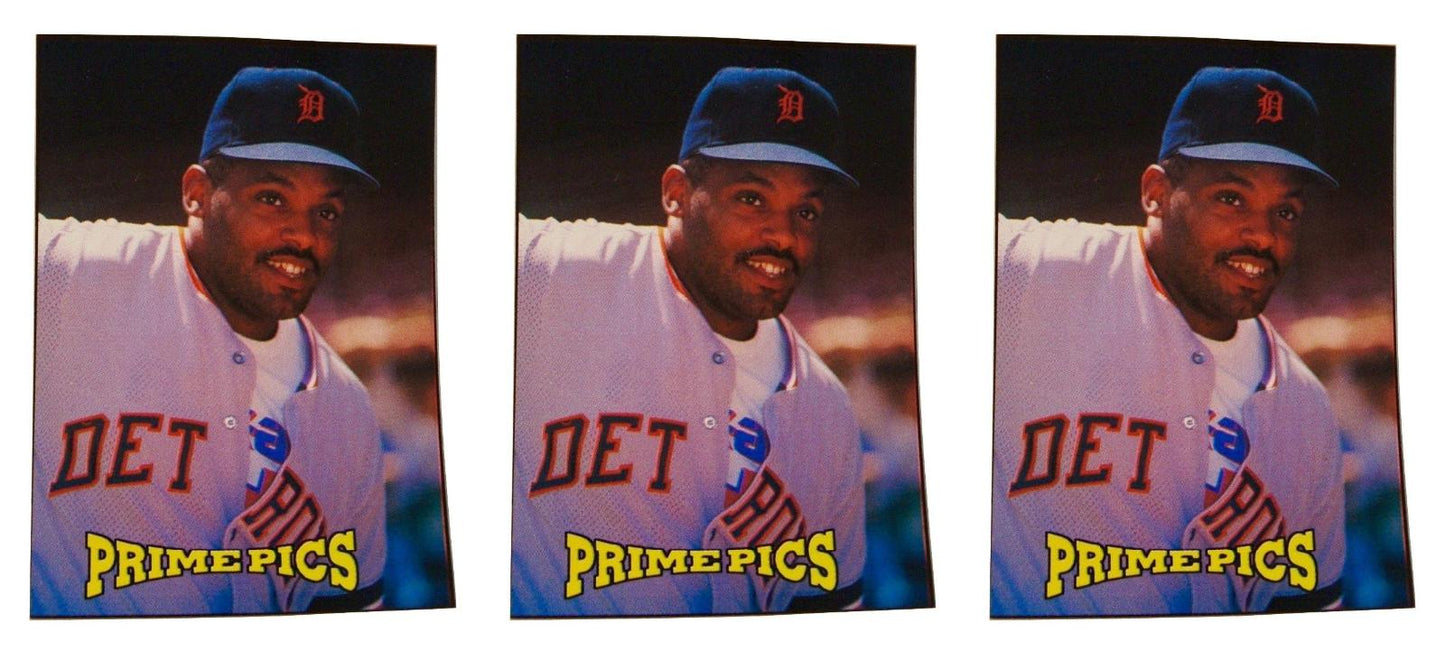 (3) 1993 Sports Card Review Prime Pics #15 Cecil Fielder Lot Detroit Tigers