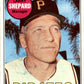 1969 Topps #384 Larry Shepard Pittsburgh Pirates GD
