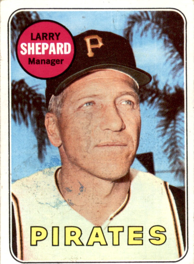 1969 Topps #384 Larry Shepard Pittsburgh Pirates GD