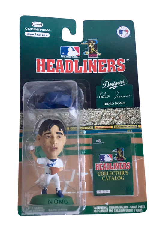 MLB Headliners Hideo Nomo 3 Inch Vintage Figure Dodgers 1996 Corinthian