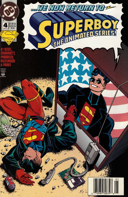 Superboy #4 Newsstand (1994-2002) DC