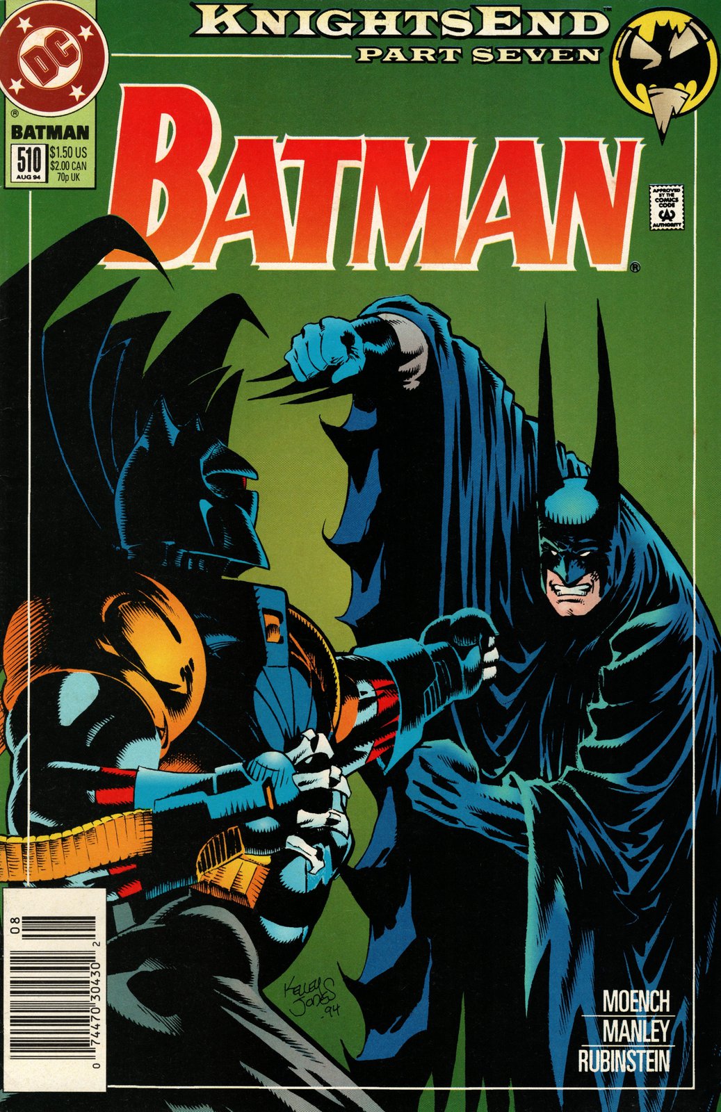 Batman #510 Newsstand Cover (1940-2011) DC