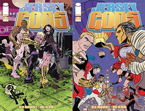 Jersey Gods #3-4 (2009-2010) Limited Series Image Comics - 2 Comics