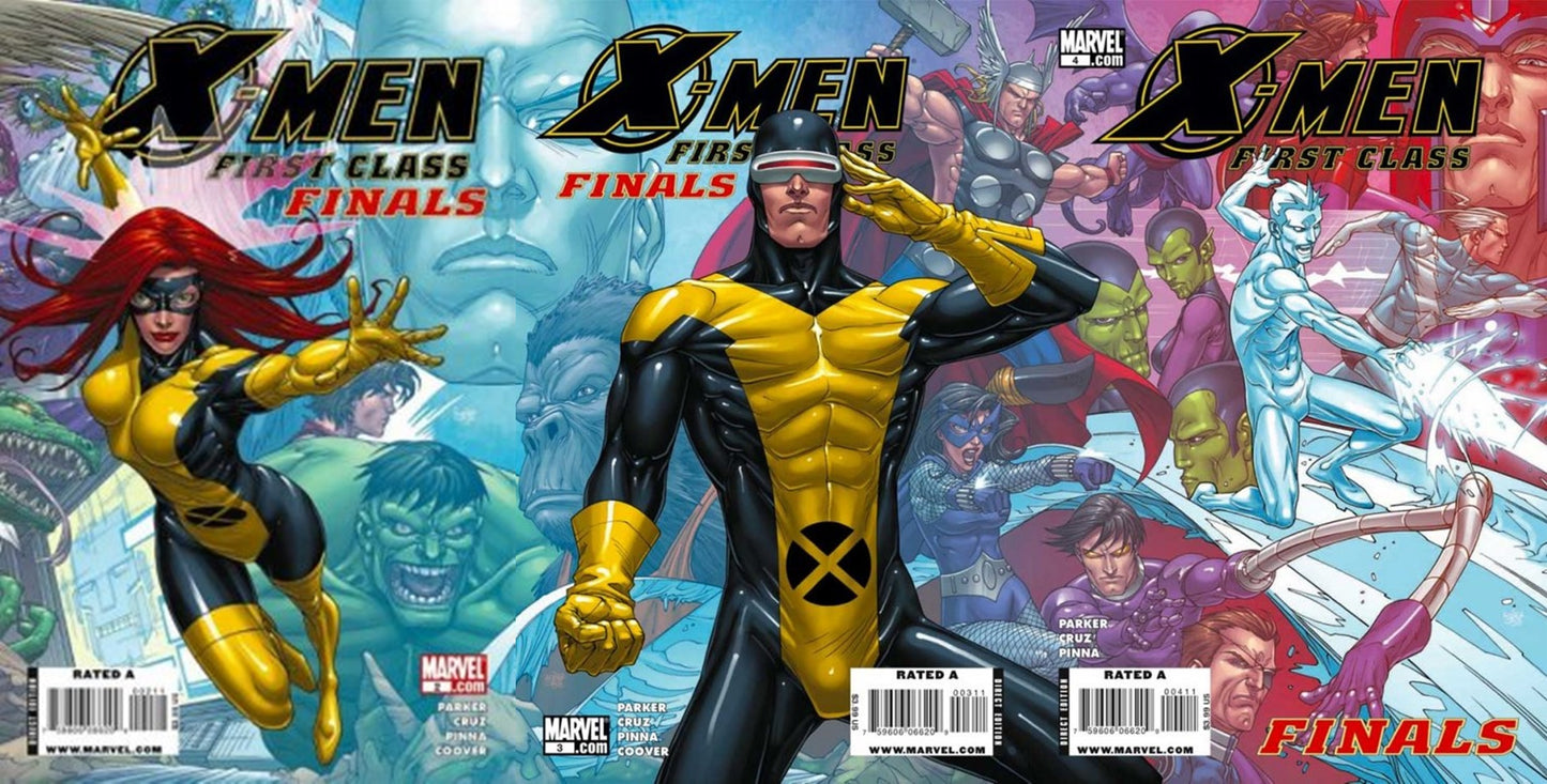 X-Men: First Class - Finals #2-4 (2009) Marvel Comics - 3 Comics