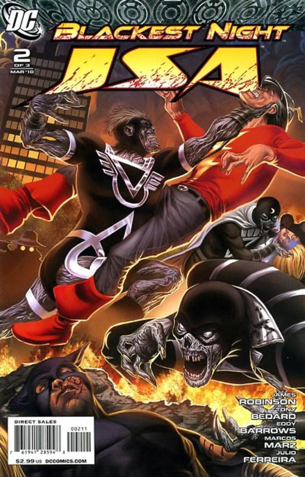 Blackest Night: JSA #2 (2010) DC Comics
