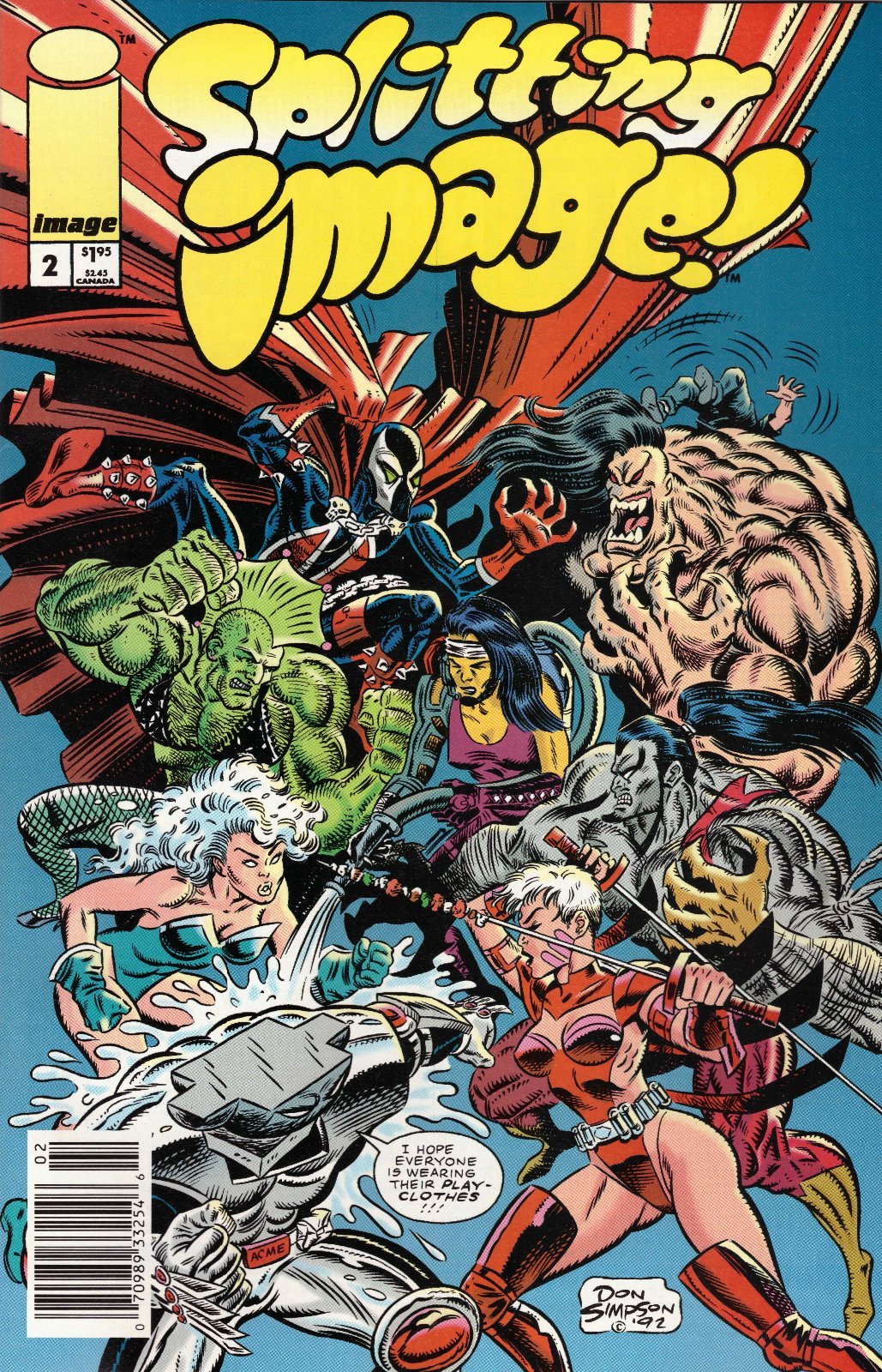 Splitting Image #2 Newsstand Cover (1993) Image