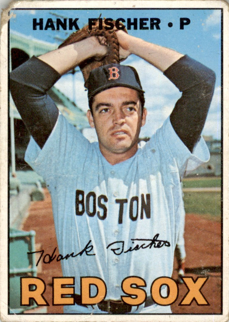 1967 Topps #342 Hank Fischer Boston Red Sox PR