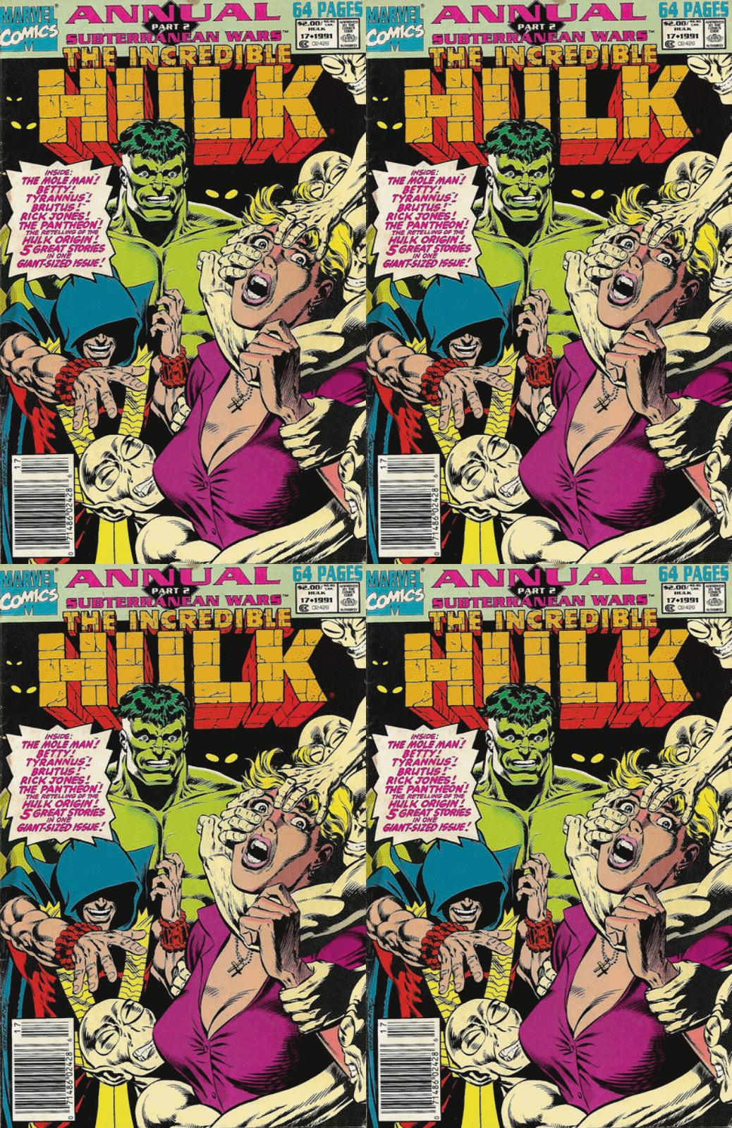 The Incredible Hulk Annual #17 (1976-1994) Marvel Comics - 4 Comics