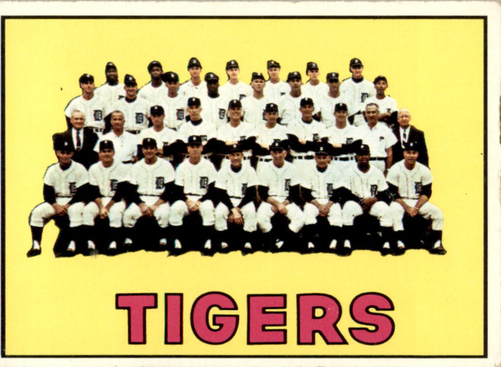 1967 Topps #378 Detroit Tigers EX