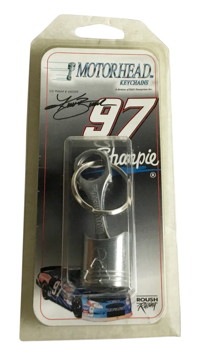 1:8 Scale Diecast Piston Keychain Kurt Busch #97 Sharpie NASCAR Motorhead