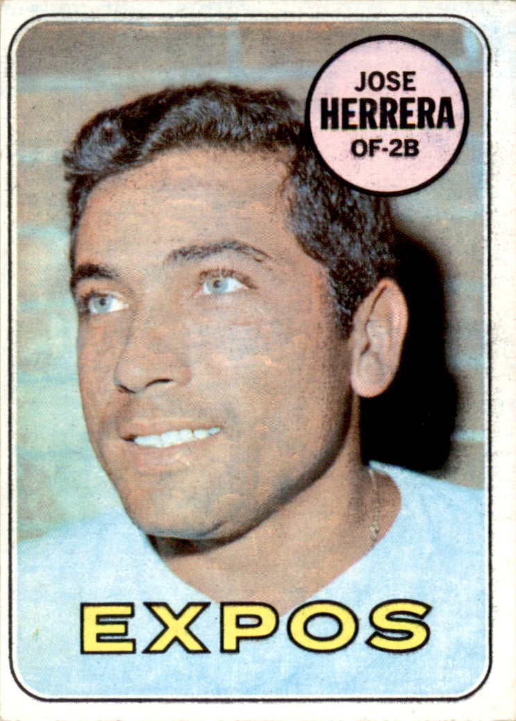 1969 Topps #378 Jose Herrera RC Montreal Expos VG