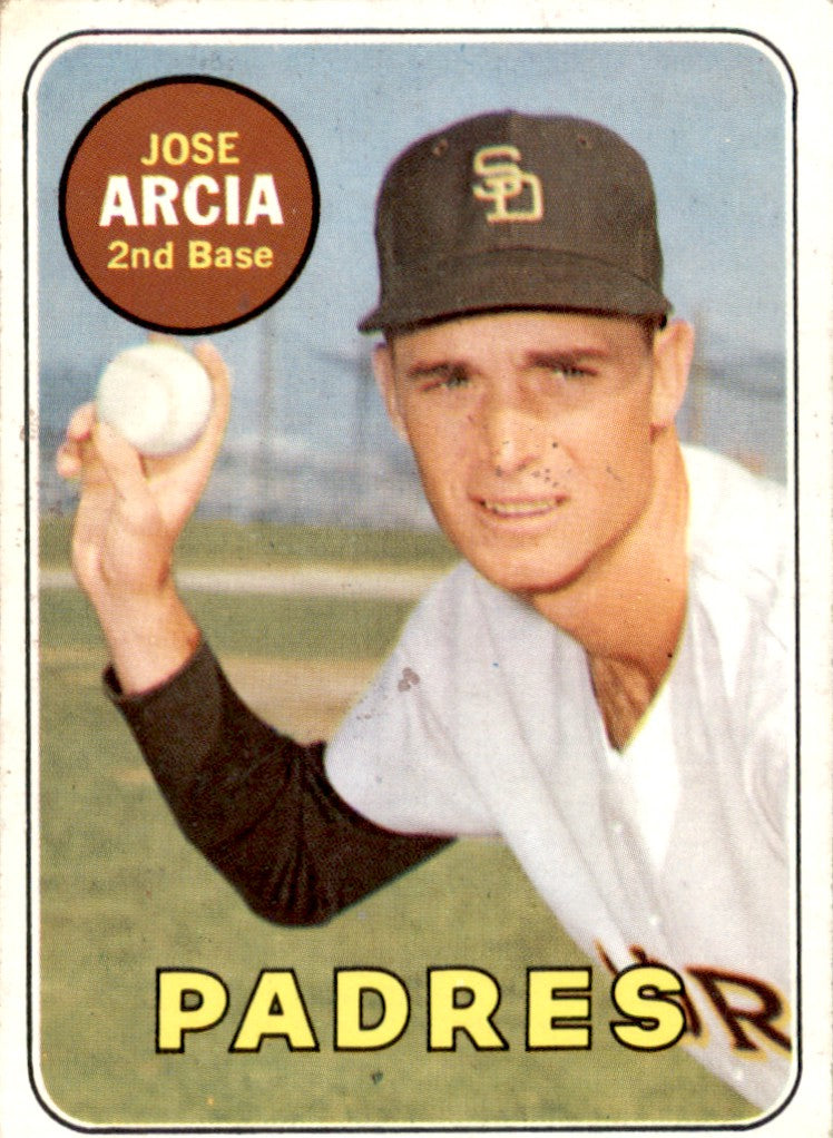 1969 Topps #473 Jose Arcia San Diego Padres VG