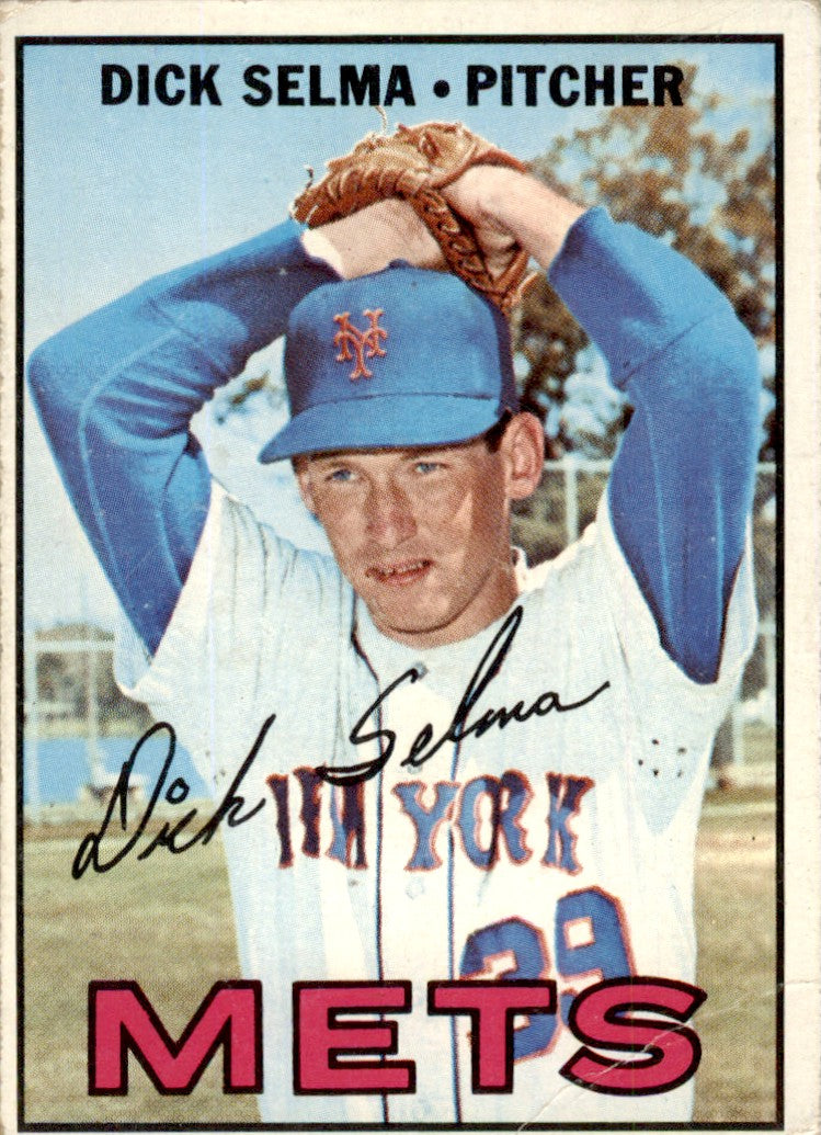 1967 Topps #386 Dick Selma New York Mets GD