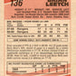 1989 O-Pee-Chee #136 Brian Leetch RC New York Rangers EX-MT