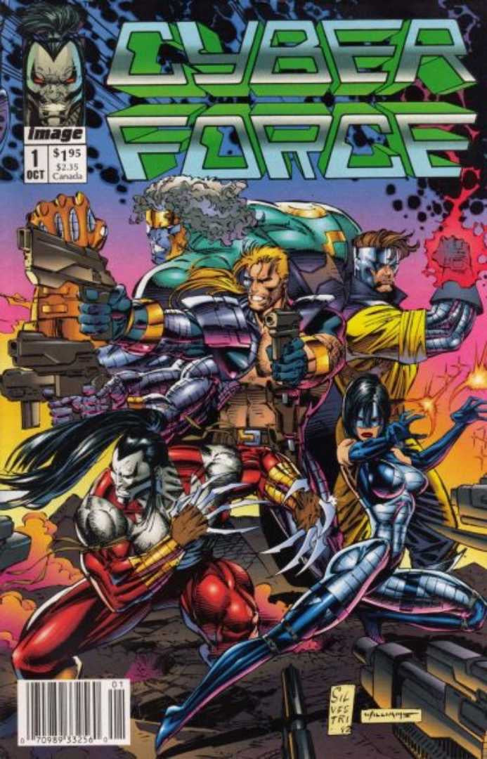 Cyberforce #1 Newsstand Cover (1992-1993) Image Comics VF (8.0)