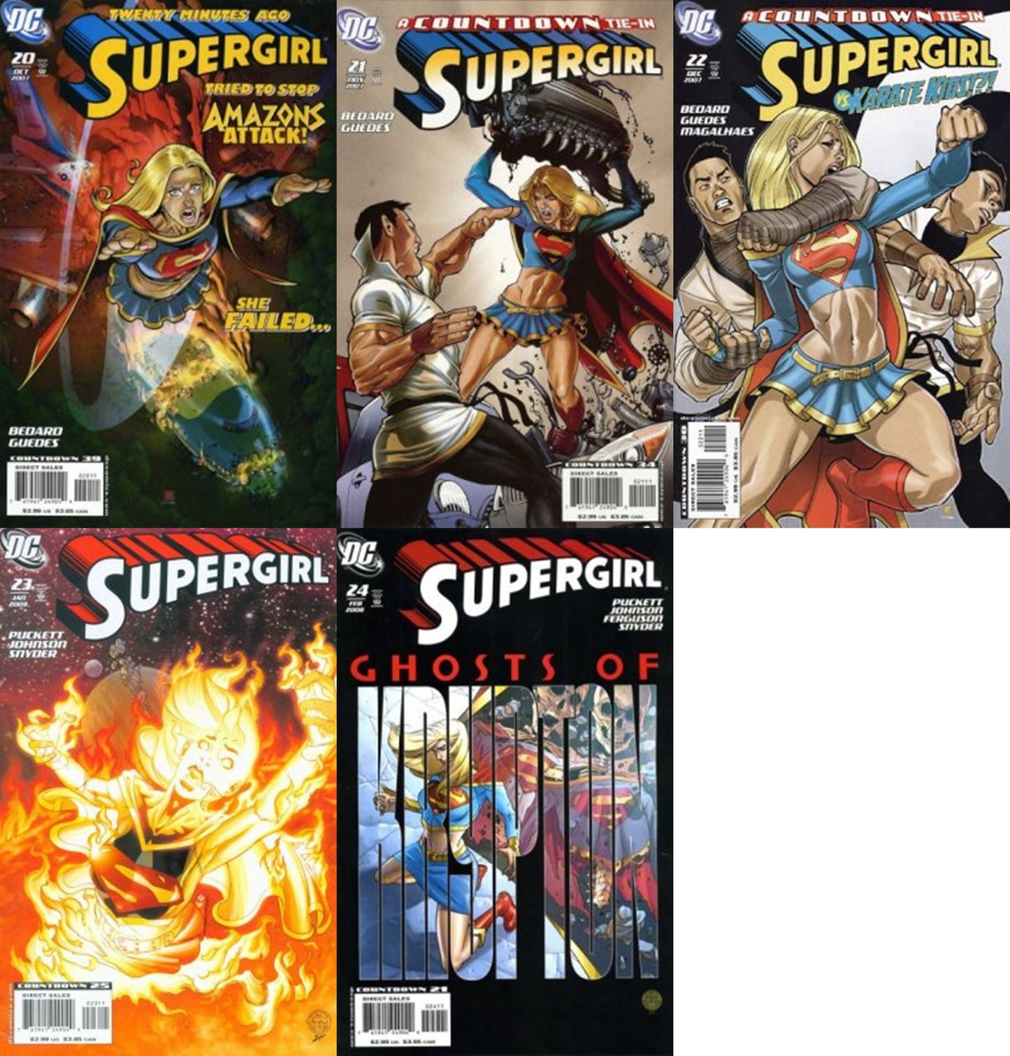 Supergirl #20-24 Volume 5 (2005-2011) DC Comics - 5 Comics
