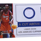 2002-03 Fleer Premium - A Cut Above #7 Lamar Odom Game Worn Jersey Clippers