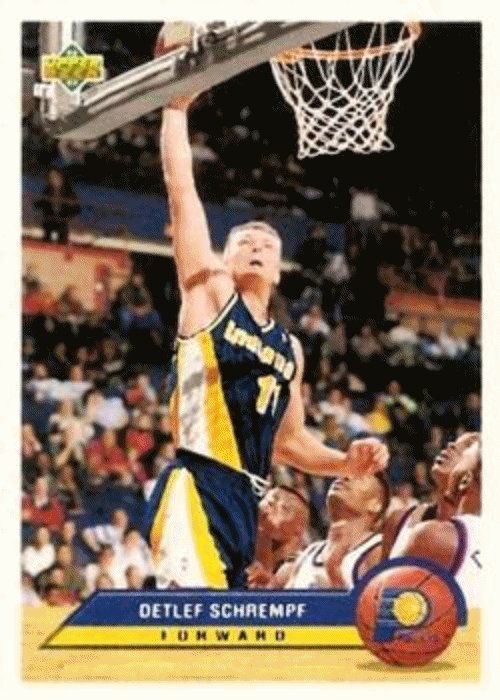 1992-93 Upper Deck McDonald's Basketball P17 Detlef Schrempf
