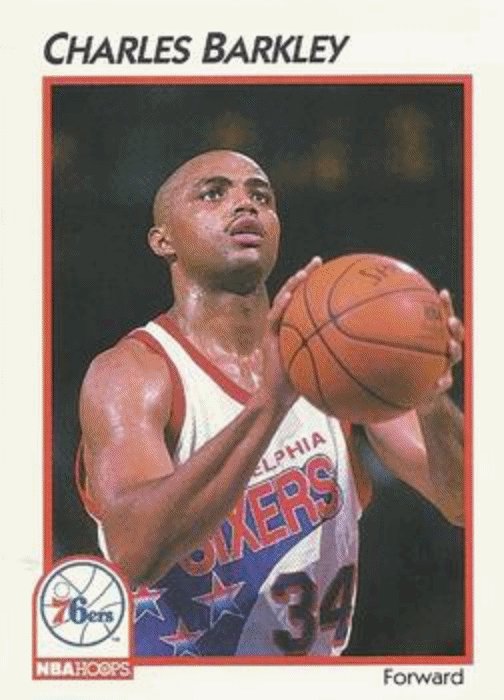 1991-92 Hoops McDonald's Basketball 30 Charles Barkley