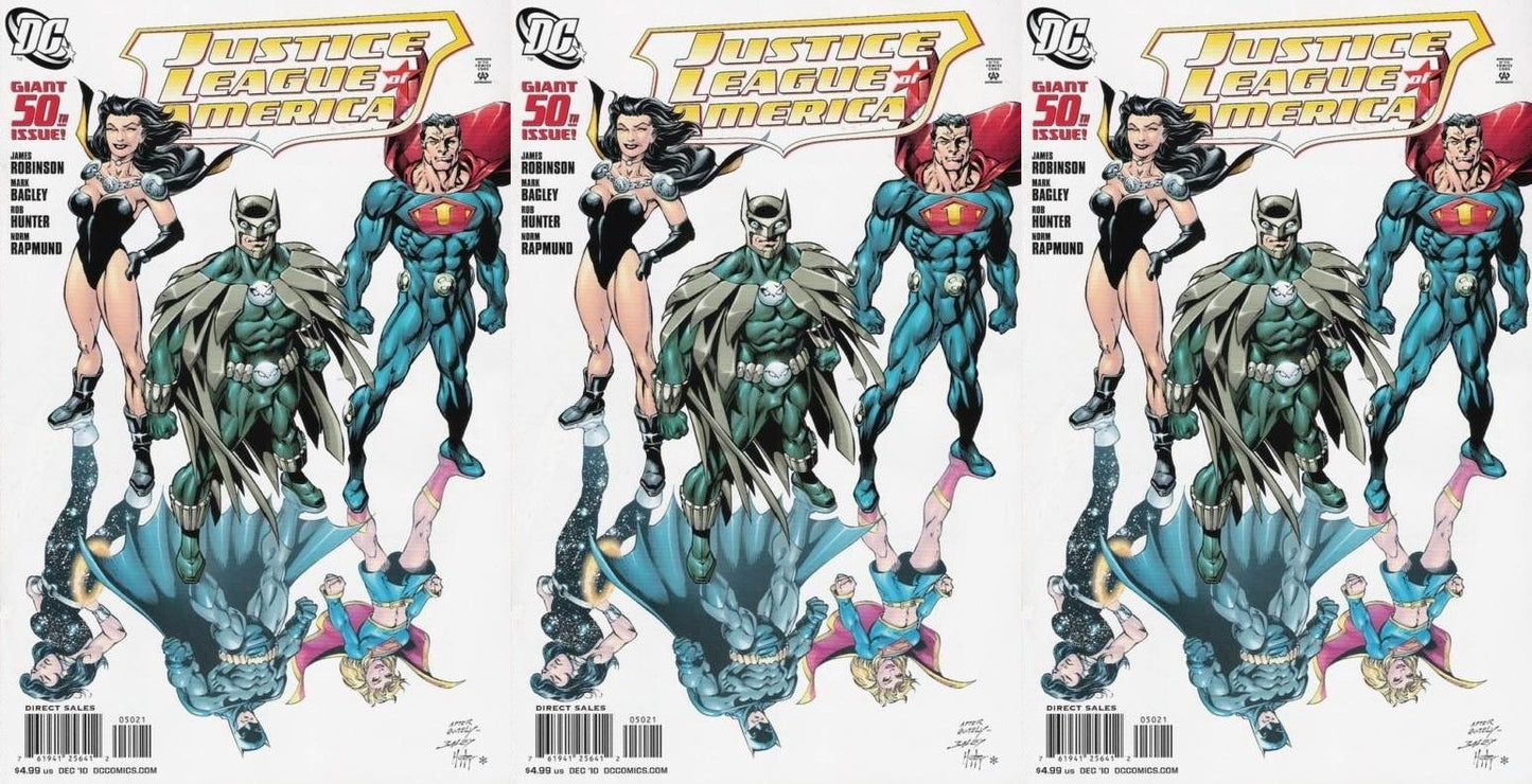 Justice League of America #50 Variant Volume 2 (2006-2011) DC Comics - 3 Comics