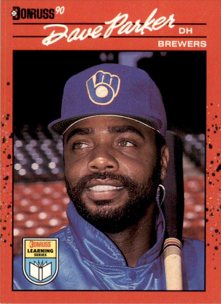 1990 Donruss Learning Series #33 Dave Parker Milwaukee Brewers