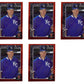 (5) 1992 Legends #42 Wally Joyner Baseball Card Lot Kansas City Royals