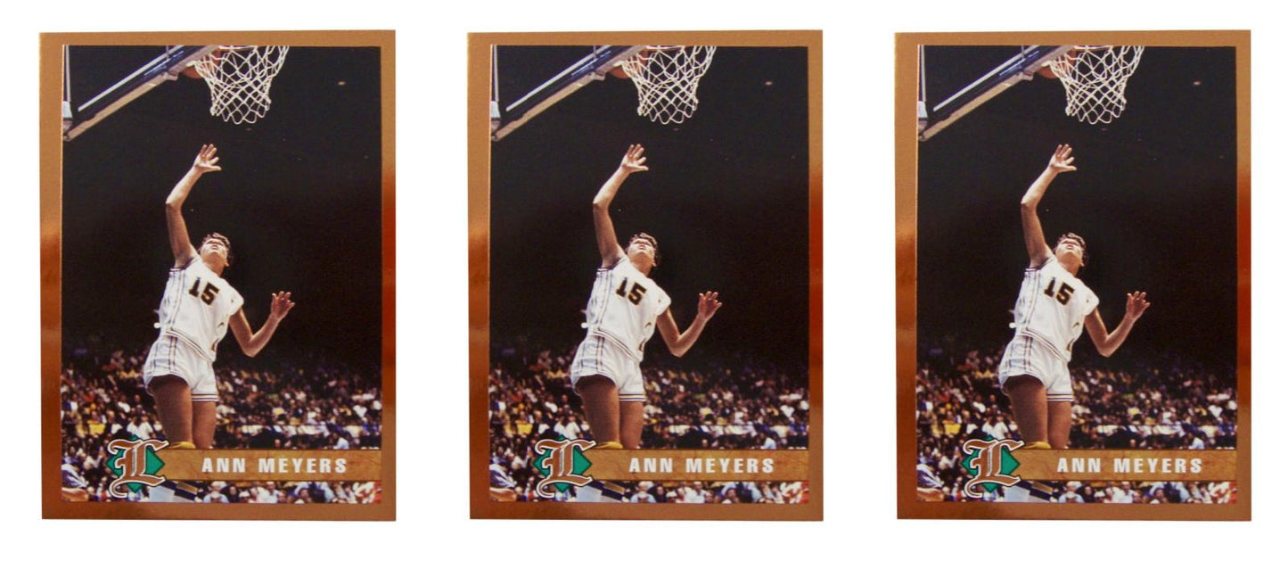 (3) 1993 Legends #36 Ann Meyers Basketball Card Lot