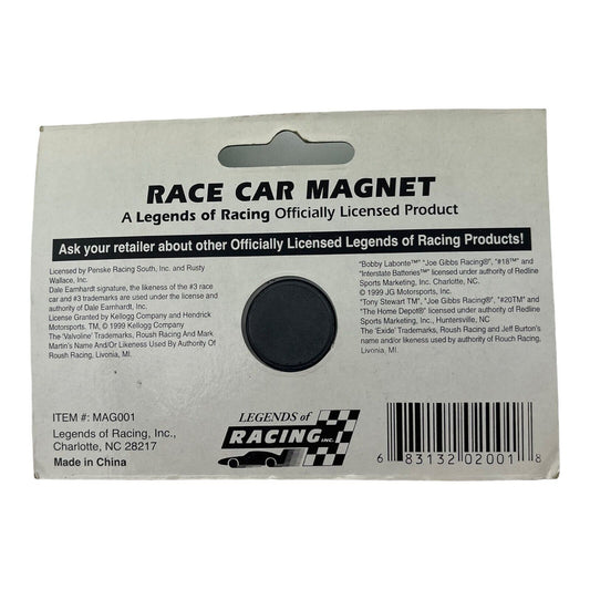 Legends of Racing Rusty Wallace #2 Race Car Magnet 1999