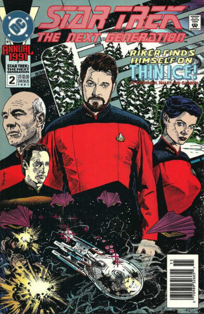 Star Trek: The Next Generation Annual #2 Newsstand Cover (1990-1995) DC Comics